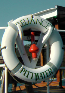 Reliance Ferry lifebuoy